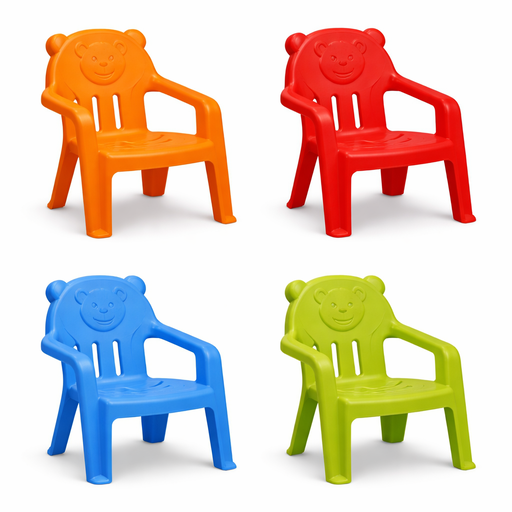 Kids Plastic Chair Multi Color for Home and Play School