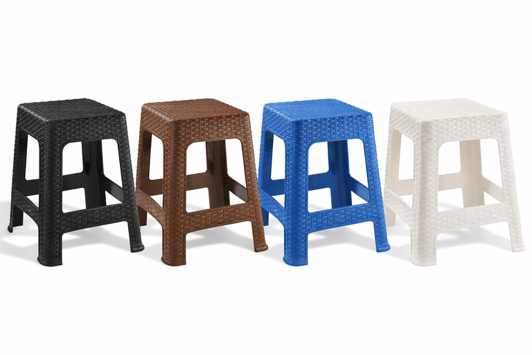 Plastic Stool Multi Color Strong and Lightweight Design